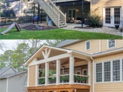 before + after