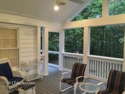 screen porch interior