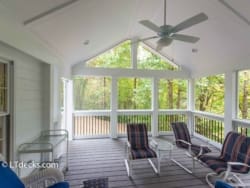 screen porch interior