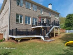 Two level deck