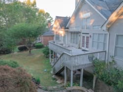 Before we built a new glassed in porch